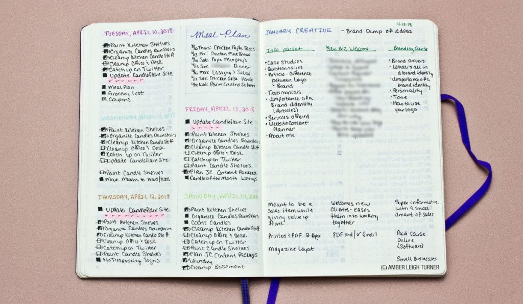 Project Planning Bullet Journal