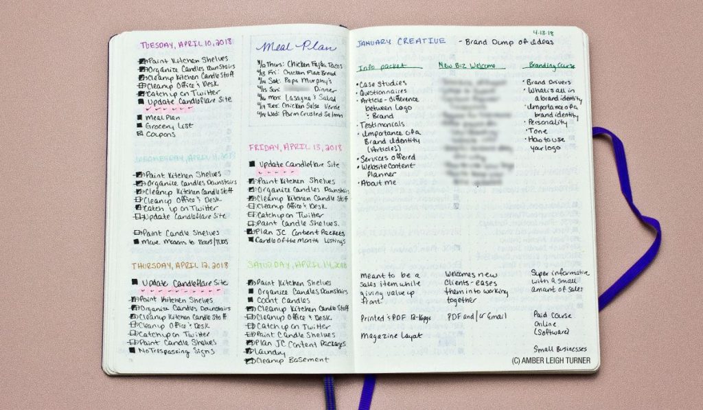 Bullet Journaling for Freelancers and the Self-Employed » Amber Leigh Turner