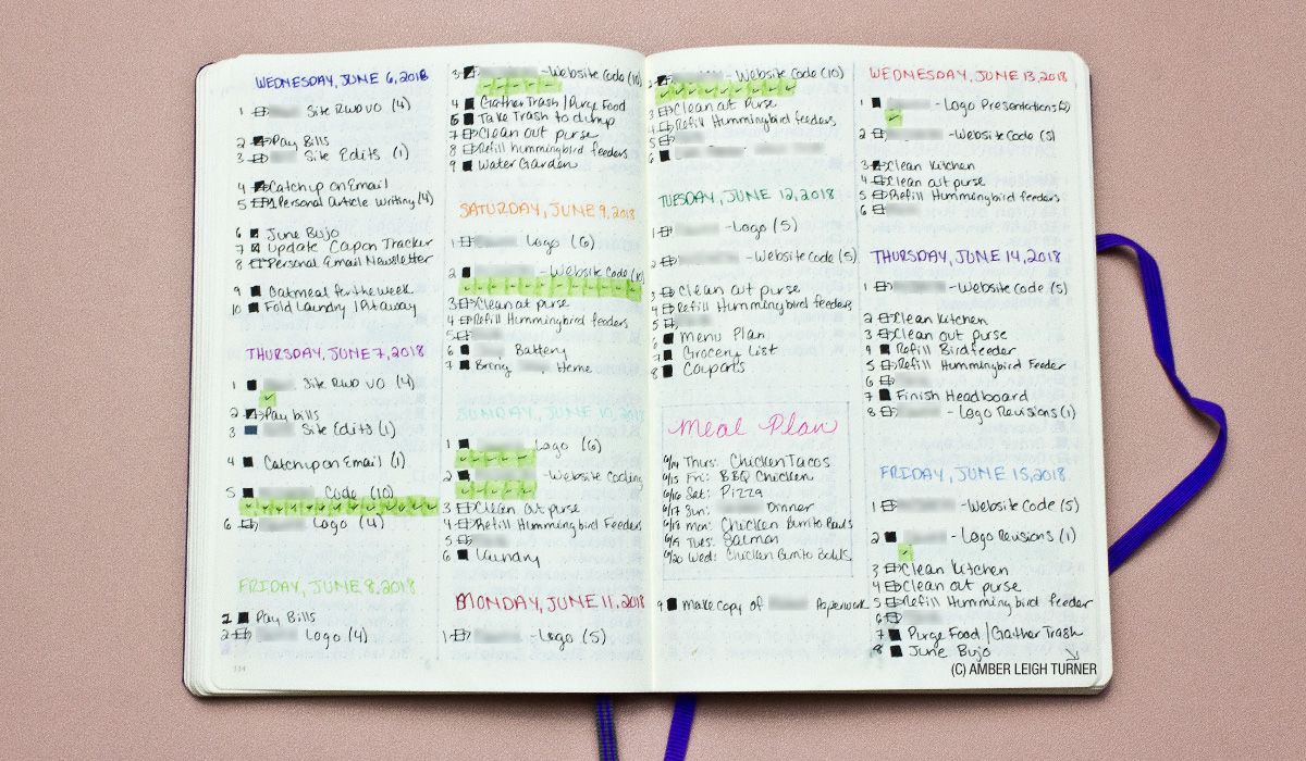 Bullet Journaling for Freelancers and the Self-Employed » Amber Leigh ...