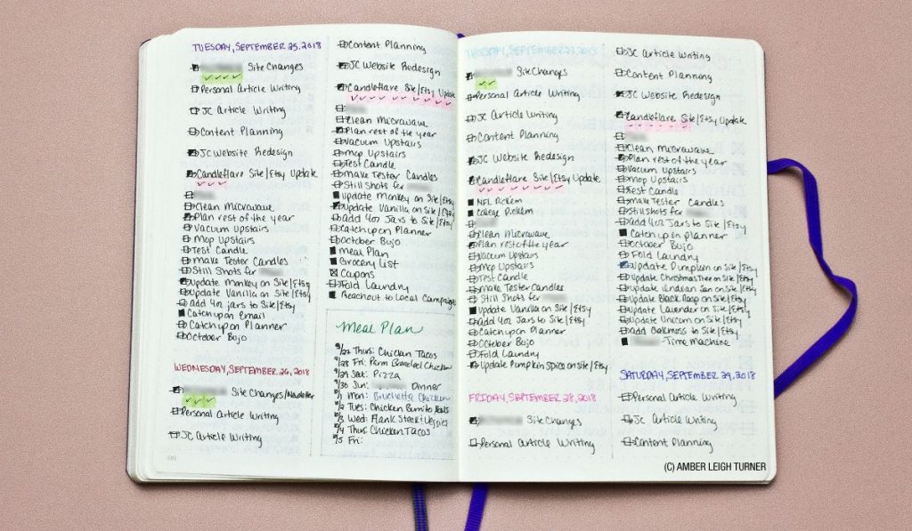 Bullet Journaling for Freelancers and the Self-Employed » Amber Leigh ...