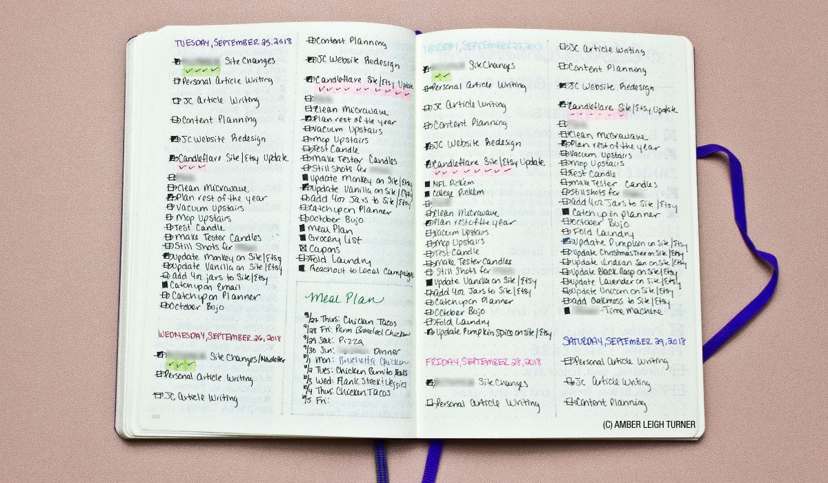 Bullet Journaling for Freelancers and the Self-Employed » Amber Leigh ...